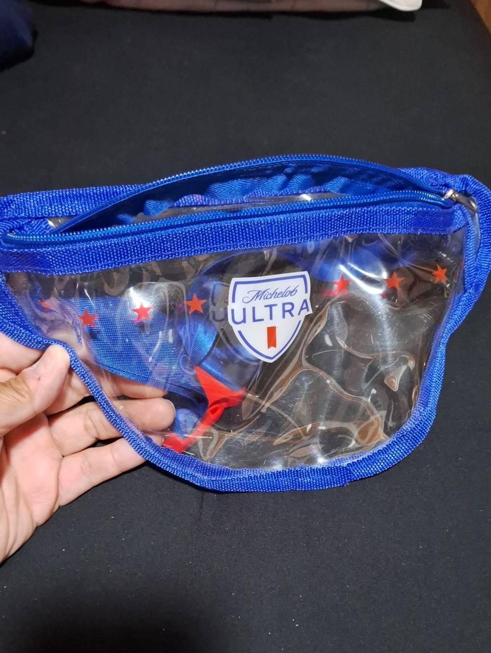 Michelob Ultra Clear Blue Fanny Pack